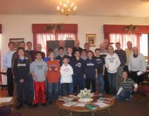 Boys’ visit was an occasion of holiday cheer in the Year for Priests